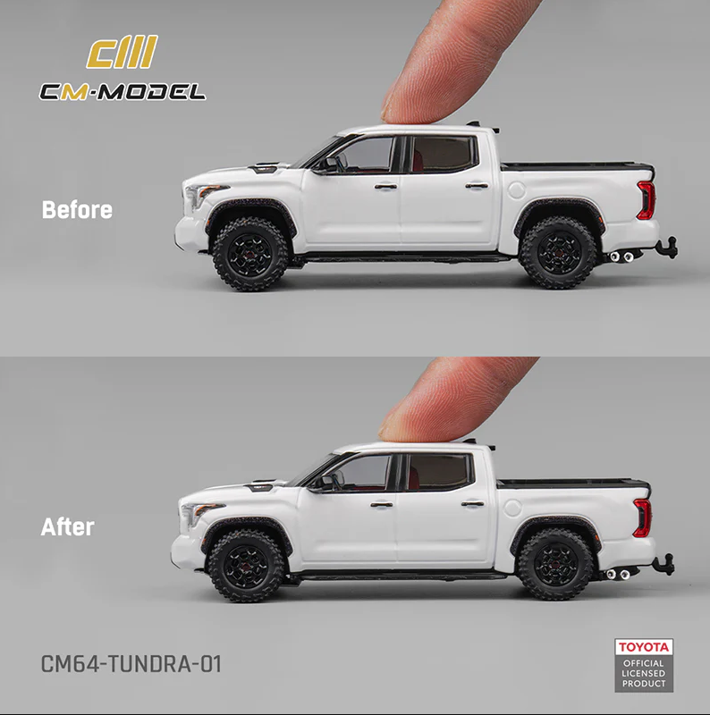 CM Model Toyota Tundra White