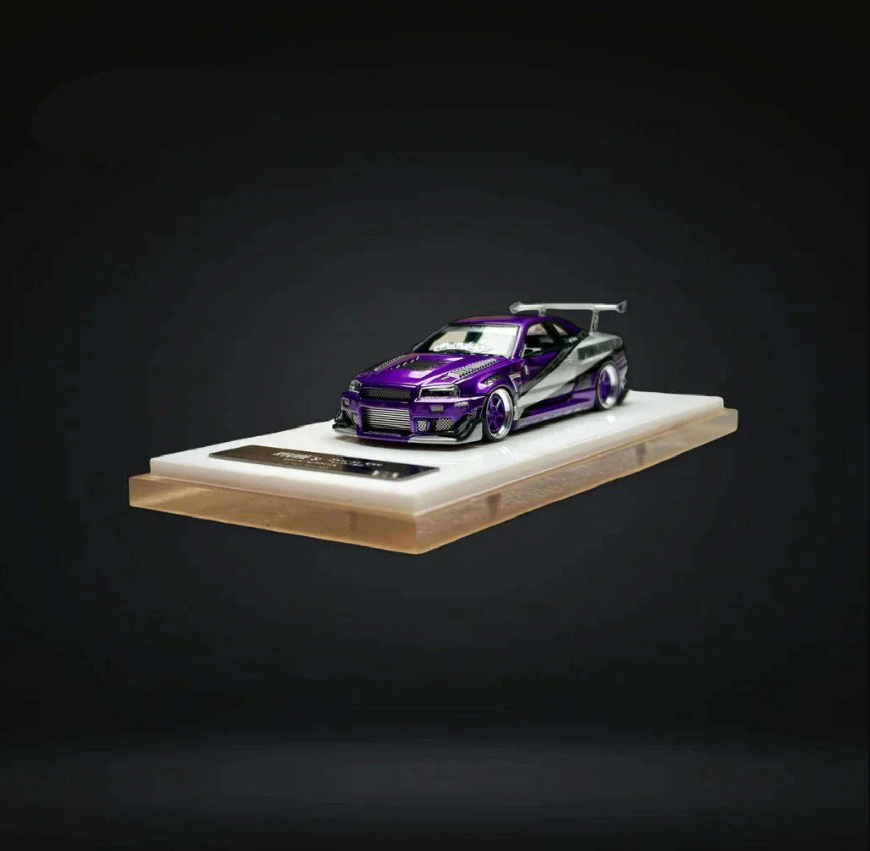 Error404 Nissan R34 RYOHE's Skyline Resin Model Purple