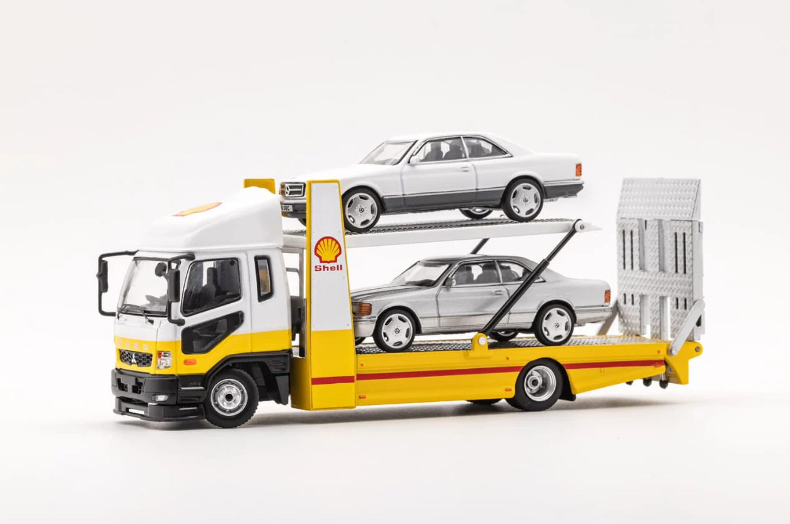 GCD Mitsubishi Fuso Fighter Double Deck Tow Trucks Shell