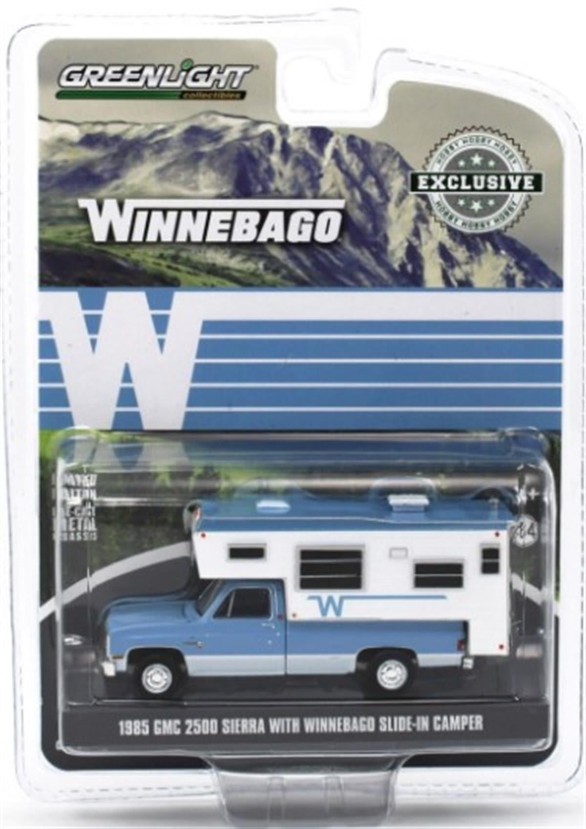Greenlight 1985 GMC 2500 Sierra with Winnebago Slide-in Camper