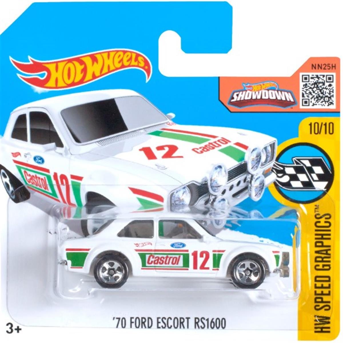 Hot Wheels 2016 1970 Ford Escort RS1600 dhx59