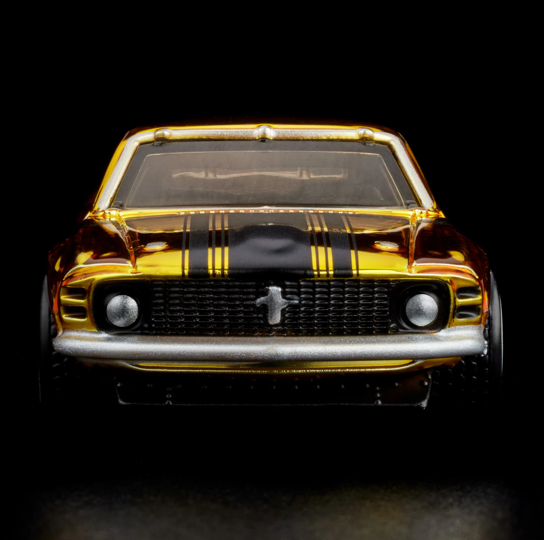 Hot Wheels Collectors RLC Exclusive 1970 Mustang Boss 302 gold