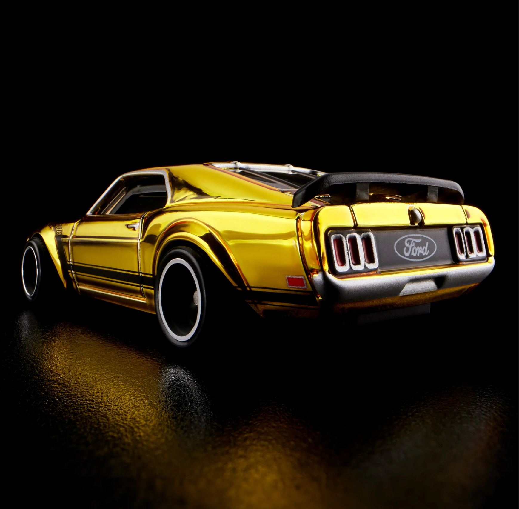 Hot Wheels Collectors RLC Exclusive 1970 Mustang Boss 302 gold