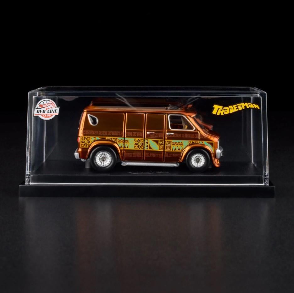 Hot Wheels Collectors RLC Exclusive Dodge Tradesman Van Brown 1970s