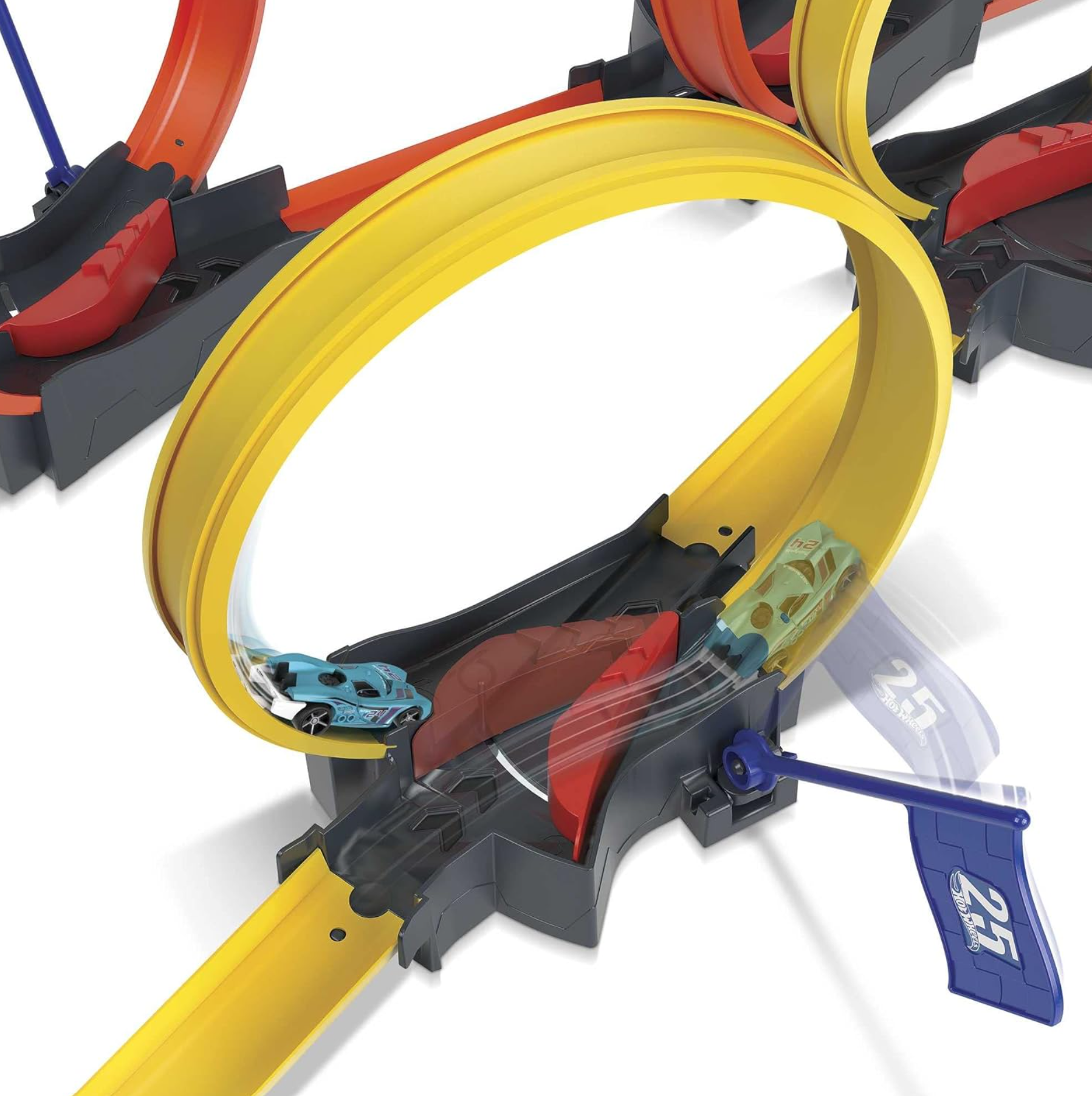 Hot Wheels Track Builder Multi Loop Raceoff Hdr83