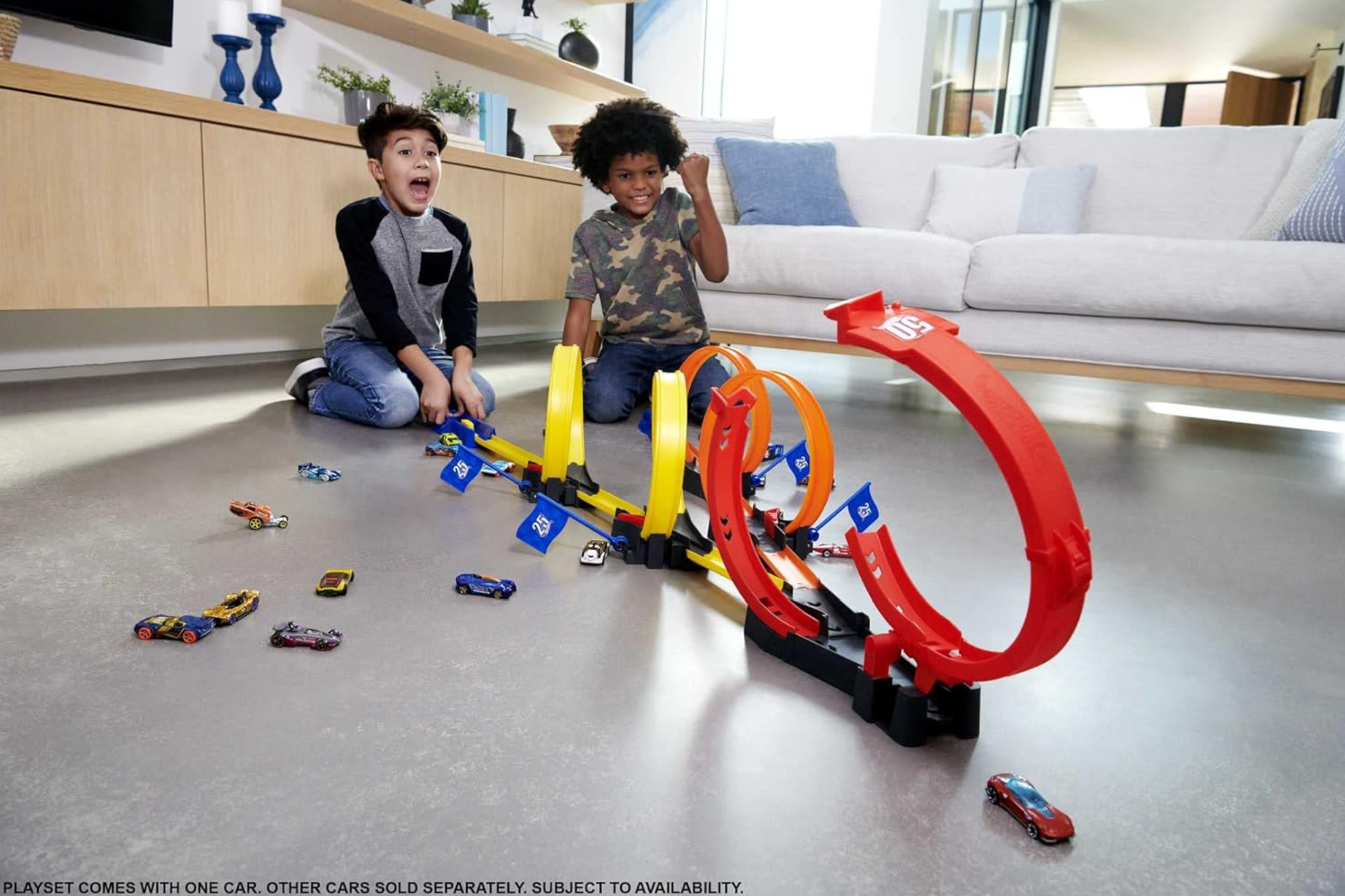 Hot Wheels Track Builder Multi Loop Raceoff Hdr83