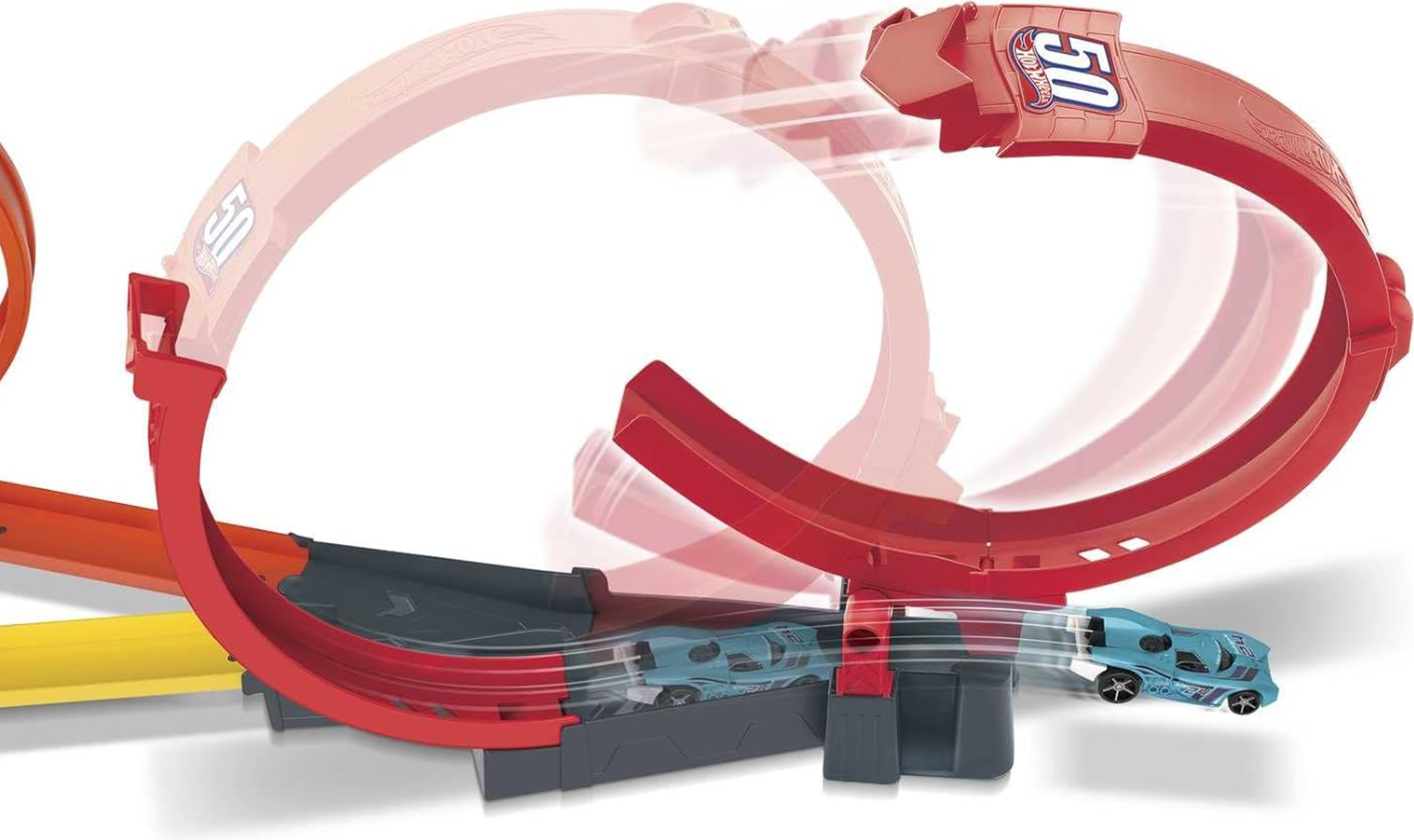 Hot Wheels Track Builder Multi Loop Raceoff Hdr83