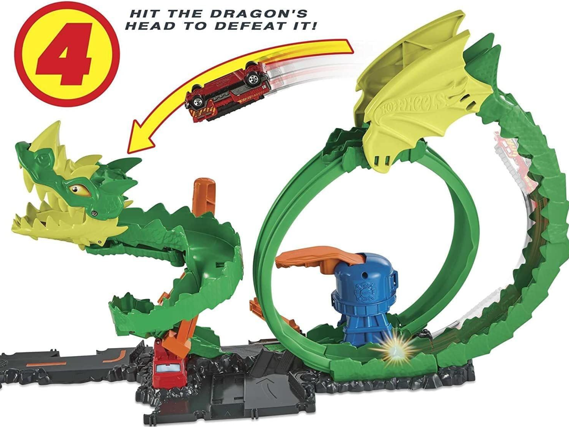 Hot Wheels Ultimate Dragon Drive Firefight Hdp03