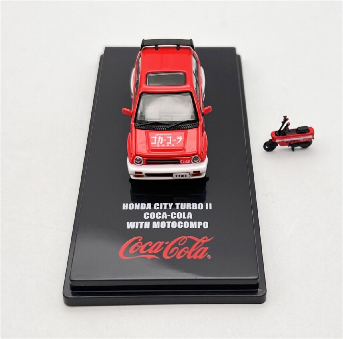 İNNO64 Honda City Turbo II Coca-Cola With Motocompo