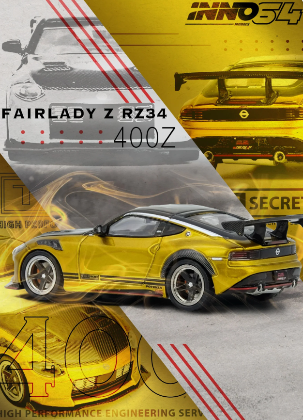İNNO64 Nissan Fairlady Z Rz34 Top Secret Gold