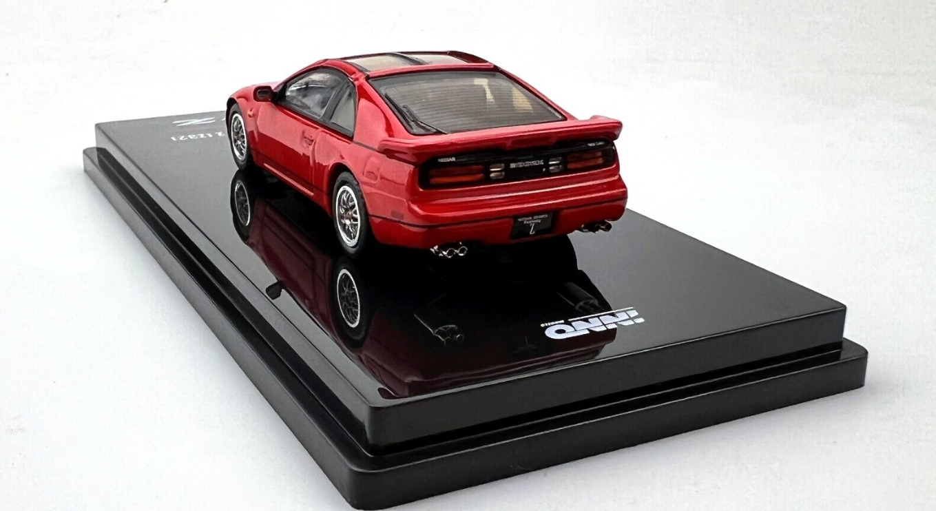 İNNO64 Nissan Fairlady Z Z32 Aztec Red With Extra Wheels