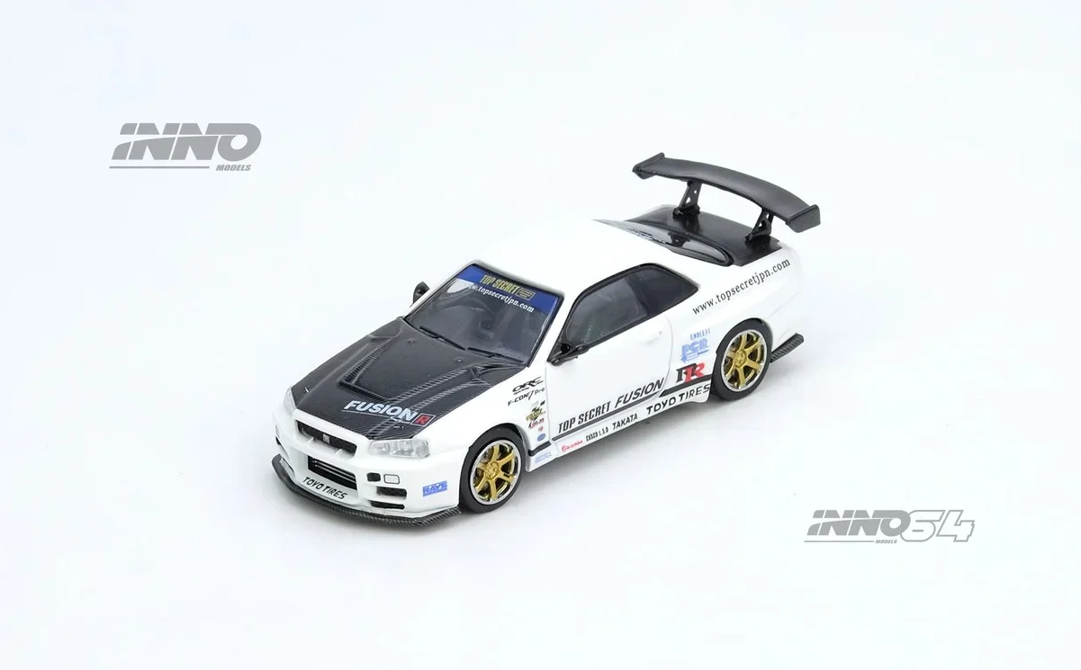 İNNO64 Nissan Skyline R34 GT-R Top Secret White