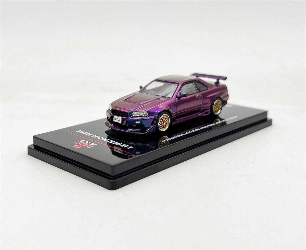 İNNO64 Nissan Skyline R34 GTT Magic Purple HKIMX22 Event Model