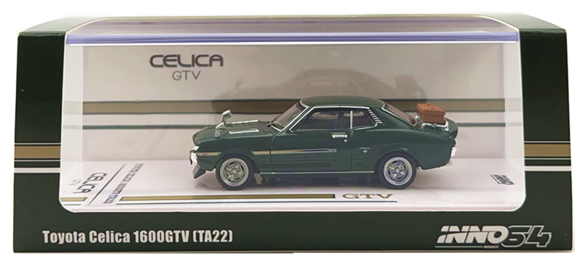 İNNO64 Toyota Celica 1600GTV (TA22) Green With Luggage