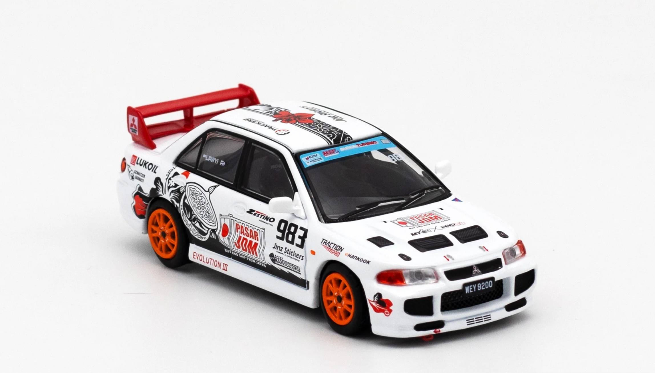 İNNO64 Toyota Corolla AE86 Levin + Mitsubishi Lancer Evolution III Trackerz Racing Box Set Collection