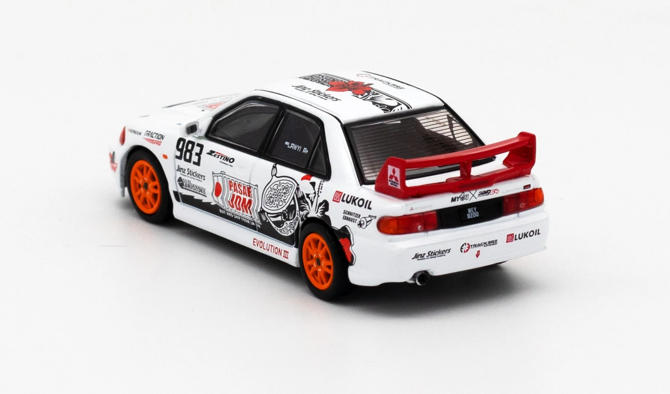 İNNO64 Toyota Corolla AE86 Levin + Mitsubishi Lancer Evolution III Trackerz Racing Box Set Collection