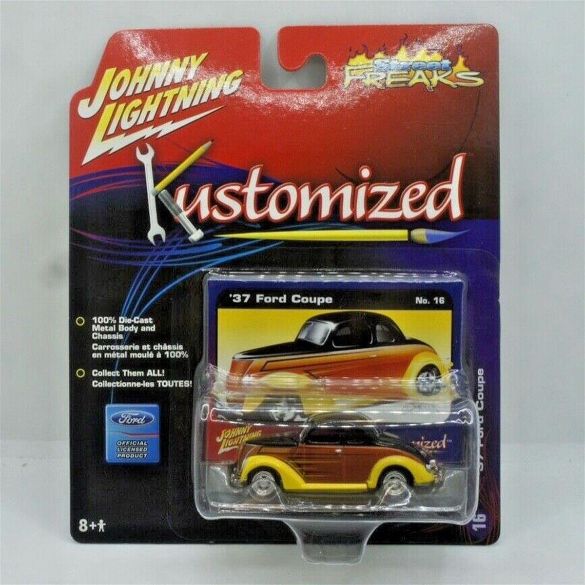Johnny Lightning 1937 Ford Coupe Kustomized