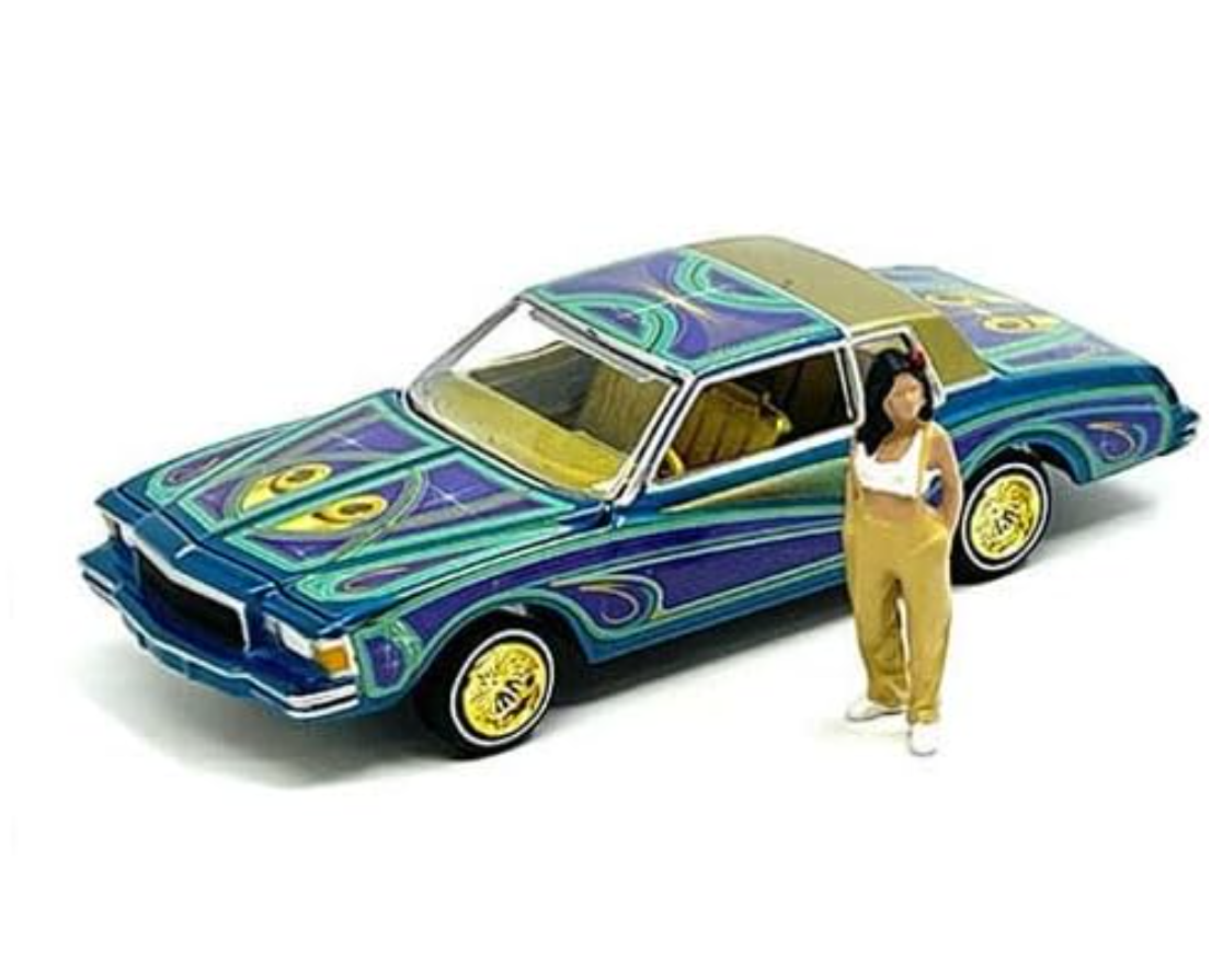 Johnny Lightning 1978 Chevy Monte Carlo with Figure