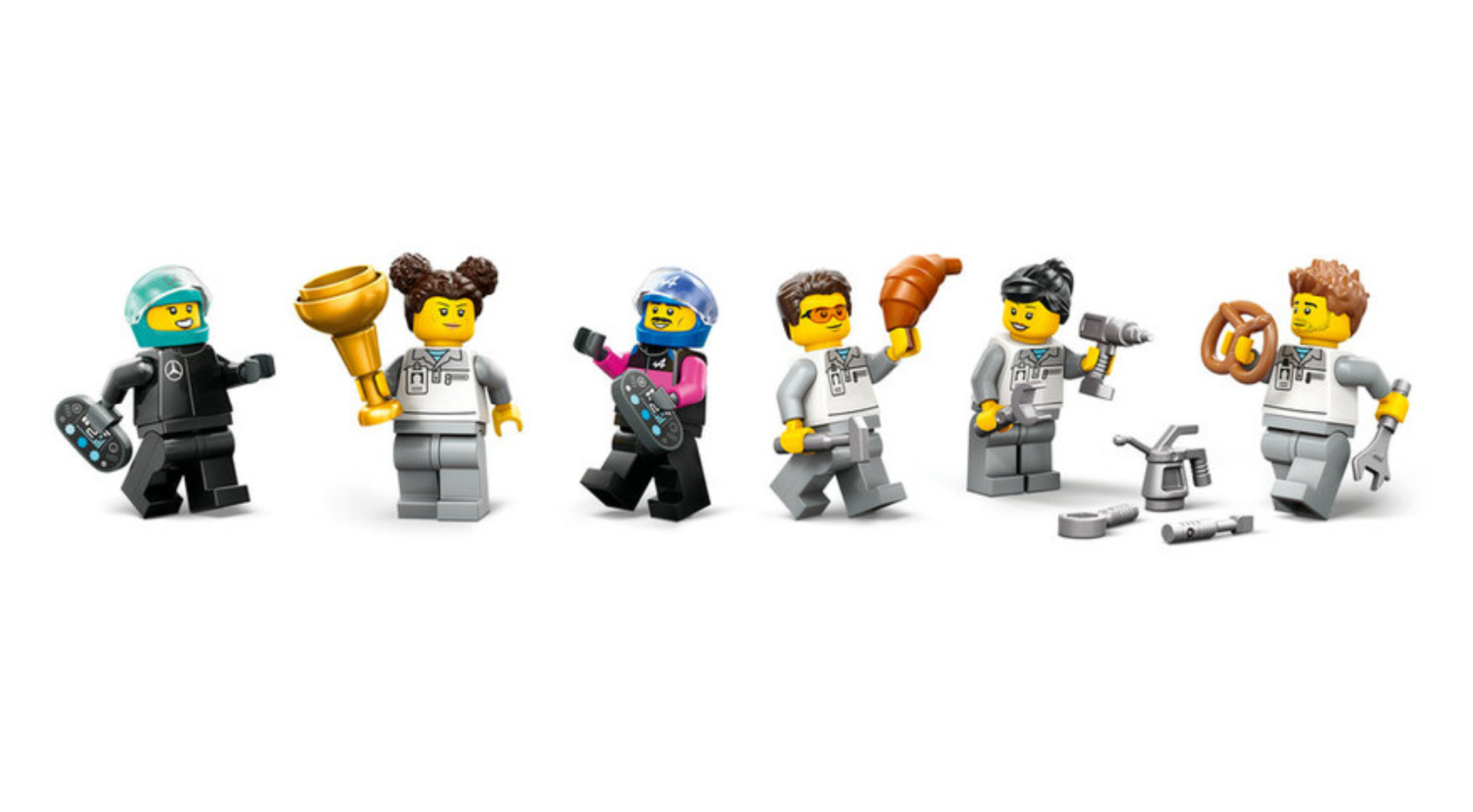 LEGO® City F1® Garajı ve Mercedes-AMG ve Alpine Arabaları 60444