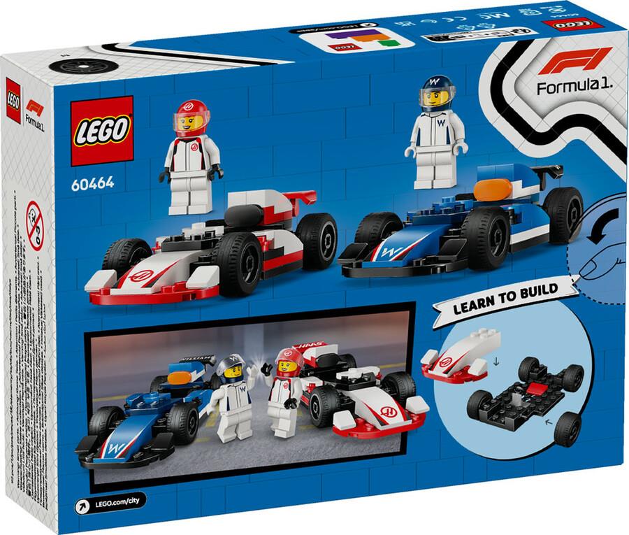 LEGO® City F1® Williams Racing ve Haas F1® Yarış Arabaları
