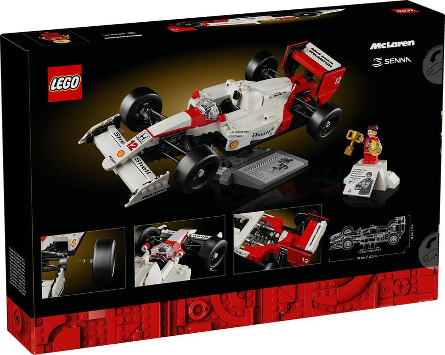 LEGO® Icons McLaren MP4/4 ve Ayrton Senna 10330