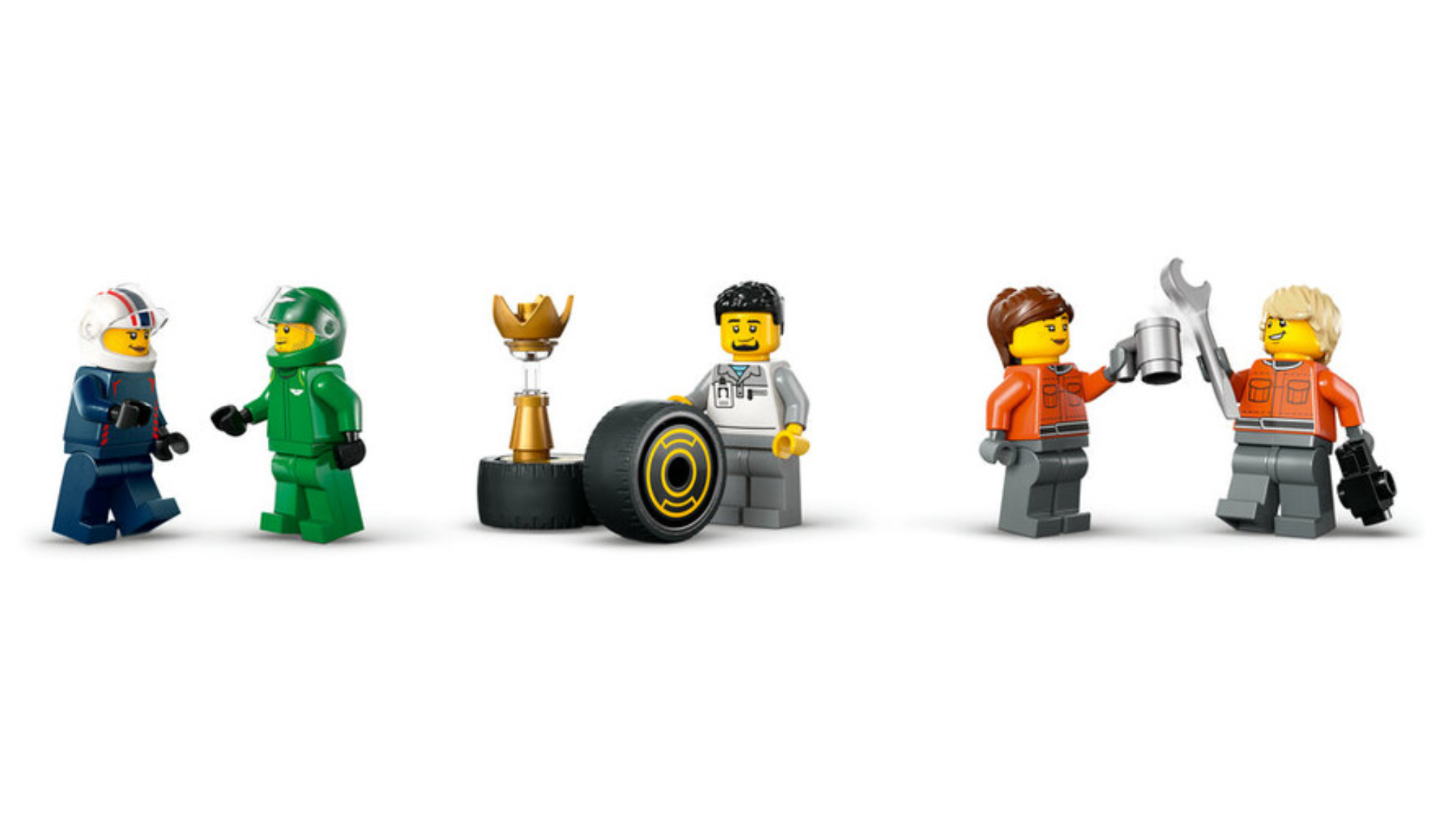 LEGO® RB20 ve AMR24 F1 Arabalı F1 Kamyonu 60445