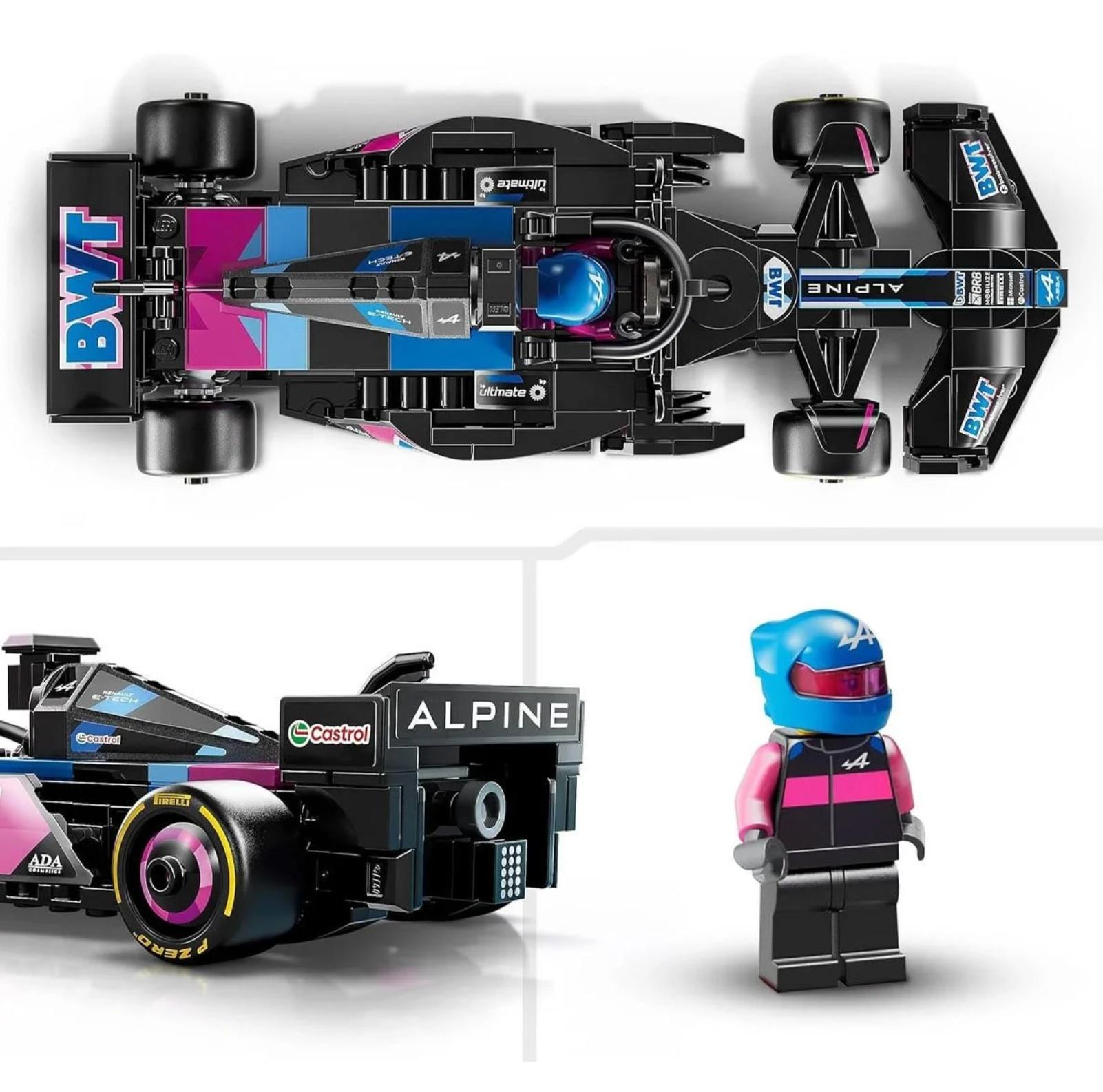 LEGO® Speed Champions BWT Alpine F1® A524 Yarış Arabası