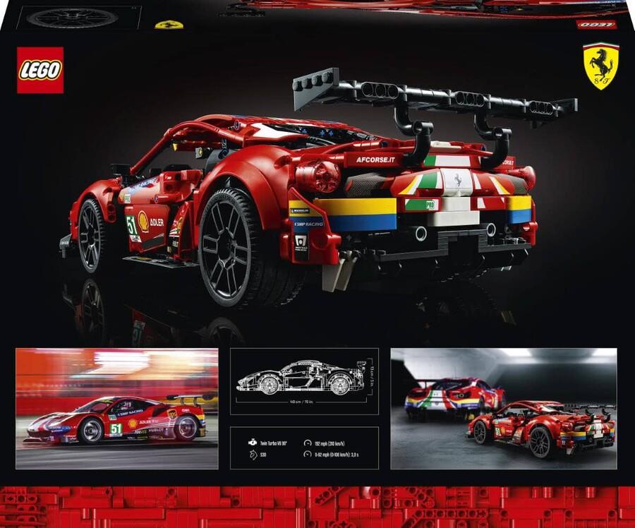LEGO® Technic Ferrari 488 GTE “AF Corse #51” 42125