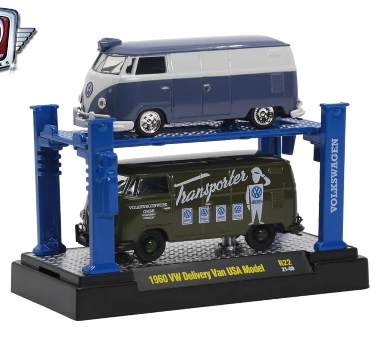 M2 Machines 1960 Volkswagen Delivery Van USA Model Lift Pack
