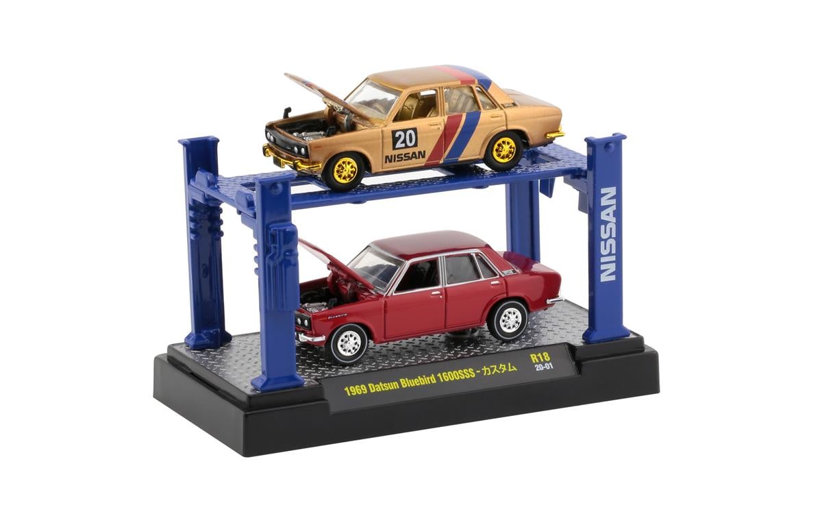 M2 Machines 1969 Datsun Bluebird 1600sss 2li Lift Set Limited 750 Pieces