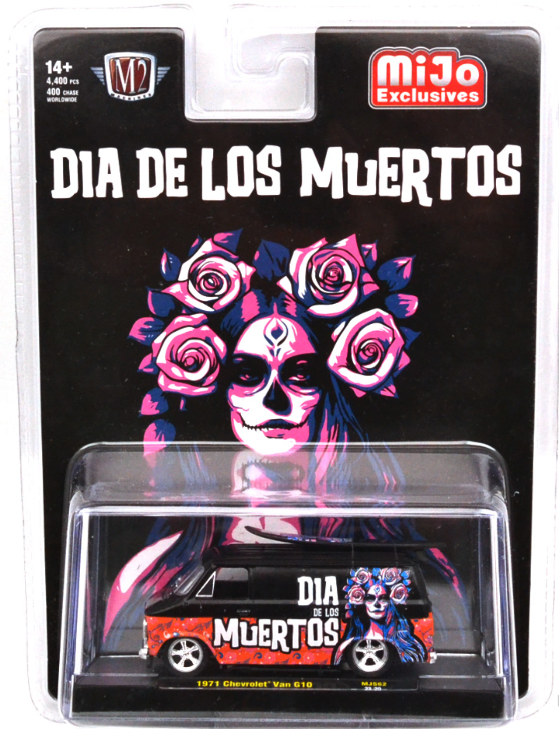 M2 Machines Mijo 1971 Chevrolet Van G10 Dia De Los Muertos