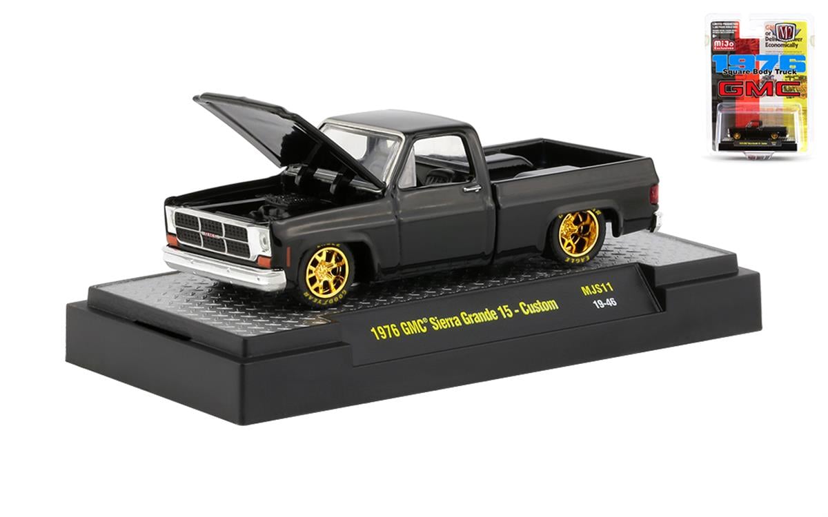 M2 Machines Mijo 1976 Gmc Sierra Grande 15 Black (B)