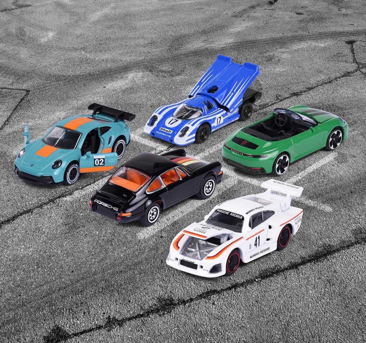 Majorette Porsche Edition 5 car pack