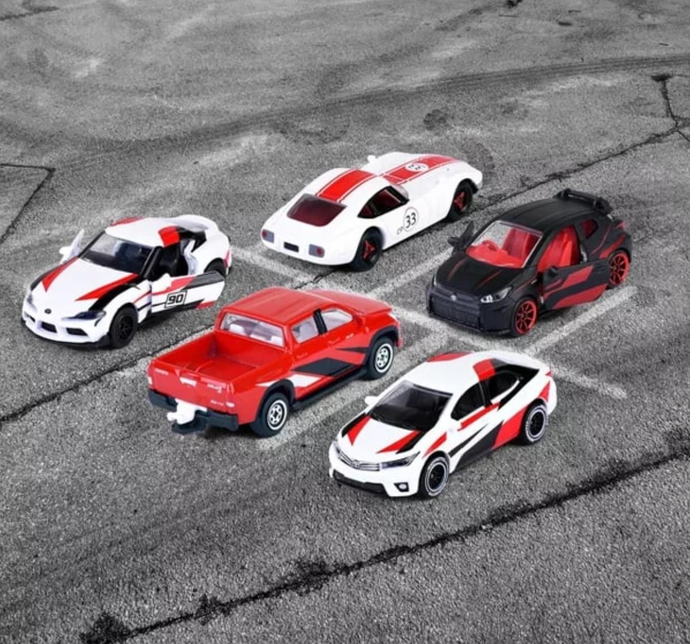 Majorette Toyota Racing Giftpack 5 car pack