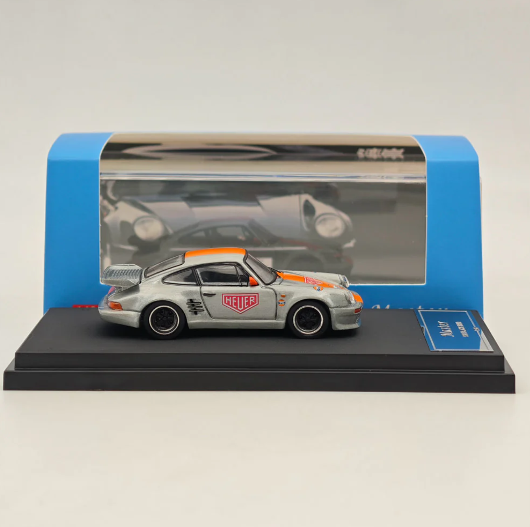 Master Porsche 930 Blackbird Gulf Silver Heuer
