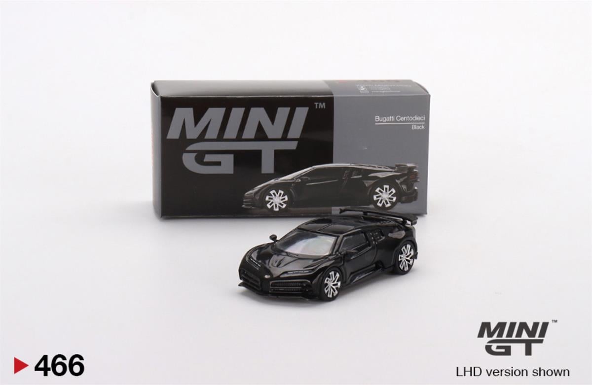 Mini GT Bugatti Centodieci Black