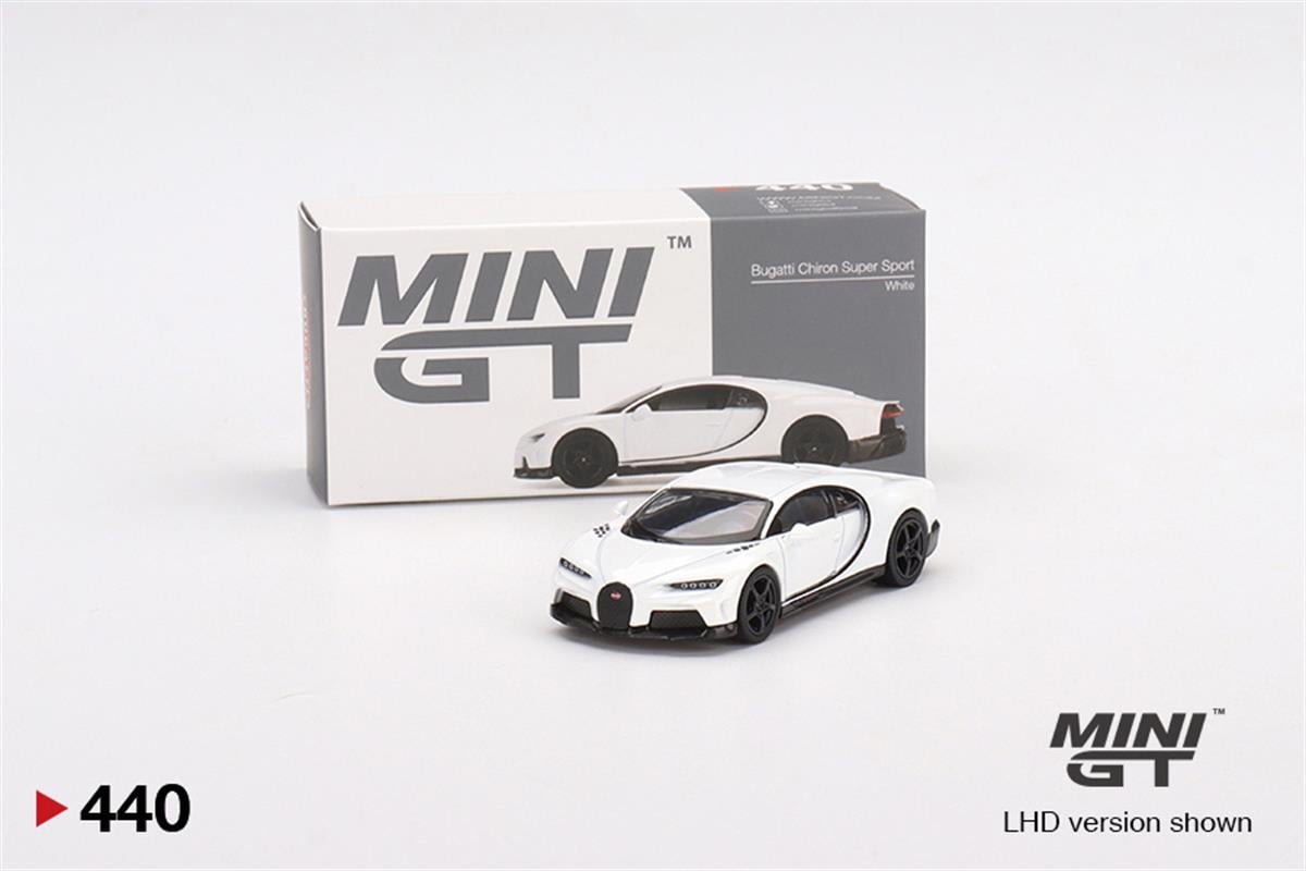 Mini GT Bugatti Chiron Super Sport White