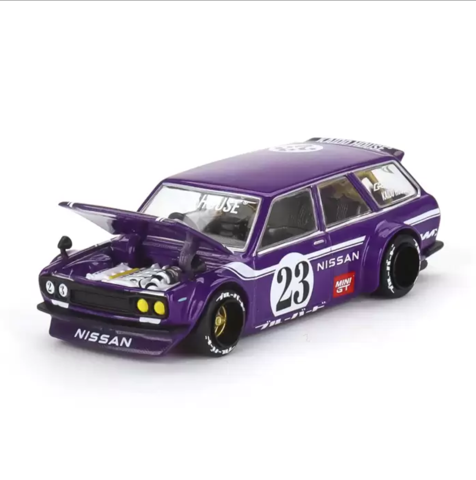 Mini GT Datsun Kaido 510 Wagon Carbon Fiber v1