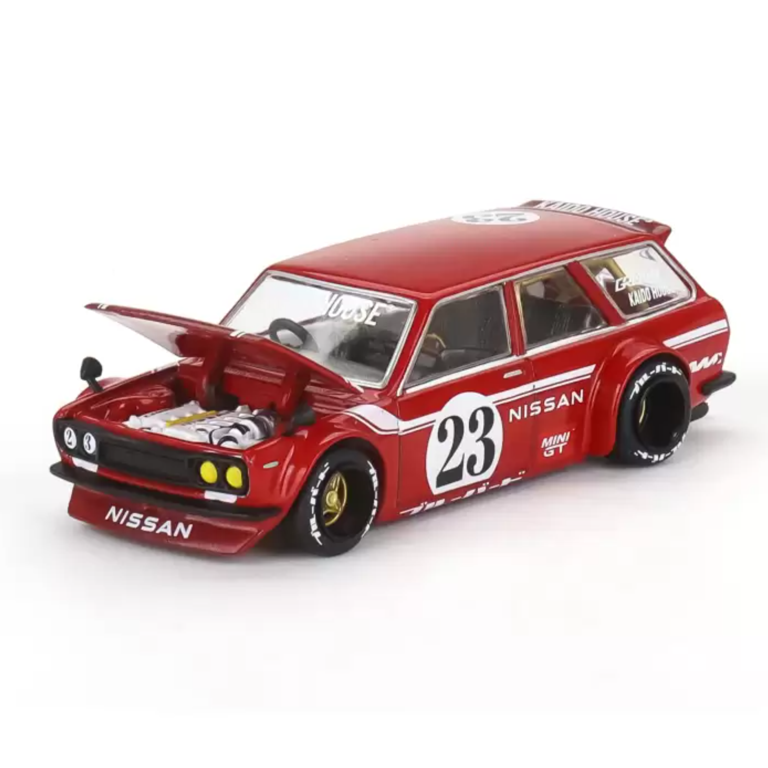 Mini GT Datsun Kaido 510 Wagon Carbon Fiber V2