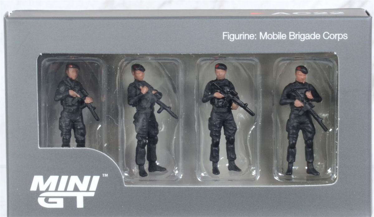 Mini GT Figür Mobile Brigade Corps (Brimob)