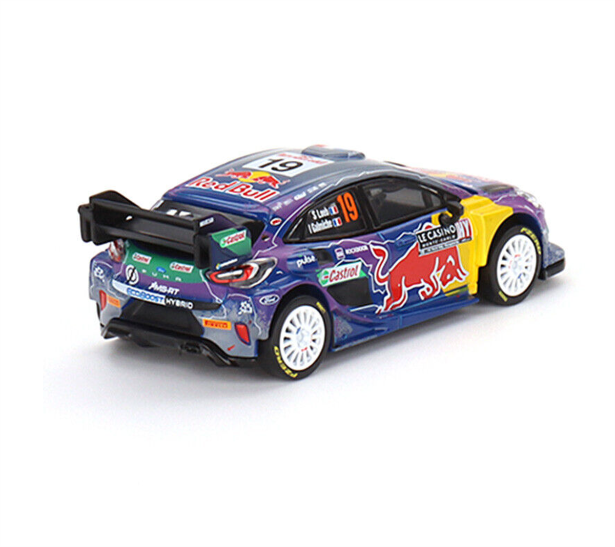 Mini GT Ford Puma Rally1 #19 M-Sport Ford WRT 2022 Rally MonteCarlo Winner LHD