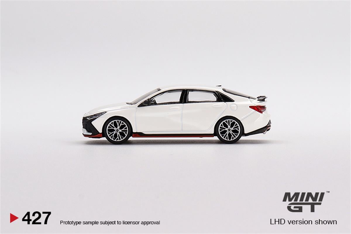 Mini GT Hyundai Elantra N Ceramic White