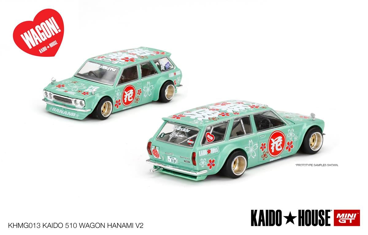 Mini GT Kaido House Datsun 510 Wagon Hanami V2