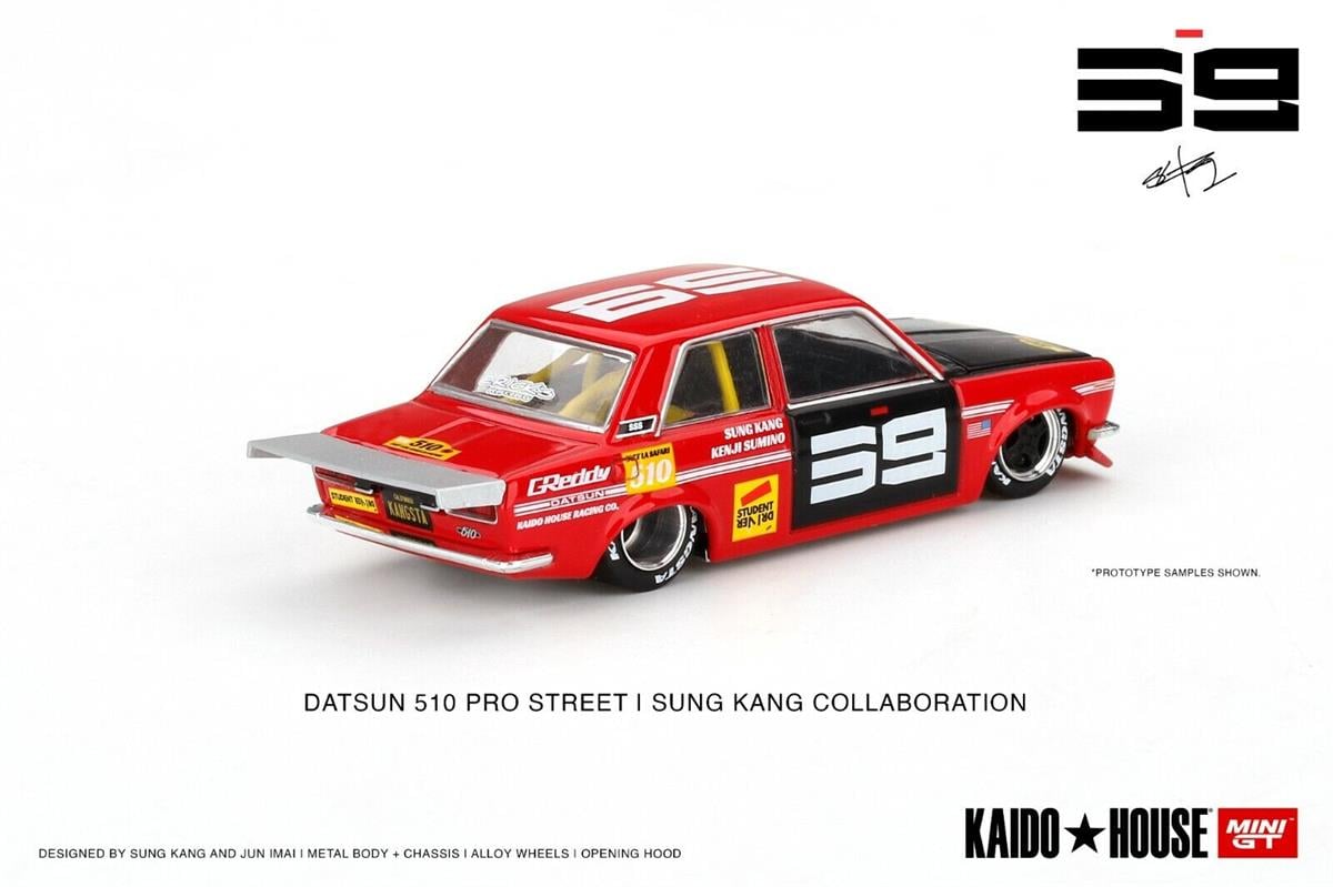 Mini GT Kaido House Datsun Datsun Pro Street SK510 Red