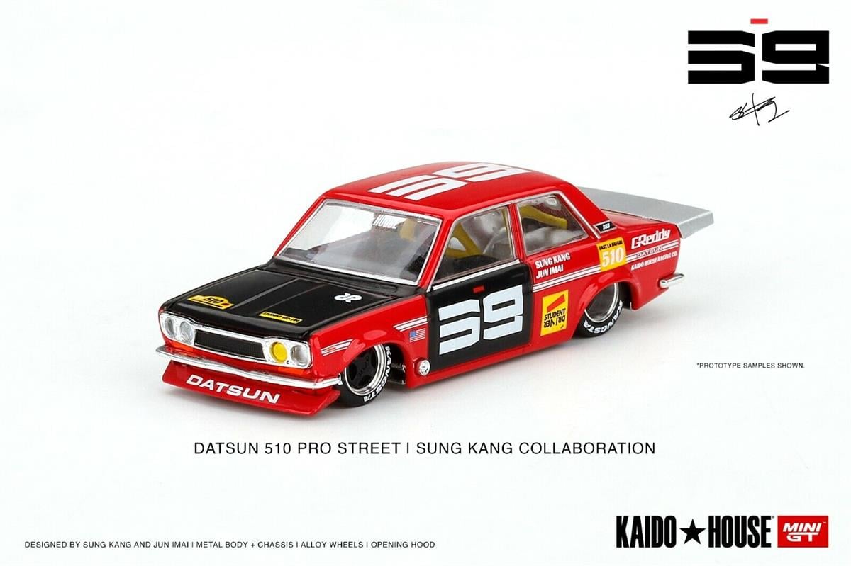 Mini GT Kaido House Datsun Datsun Pro Street SK510 Red
