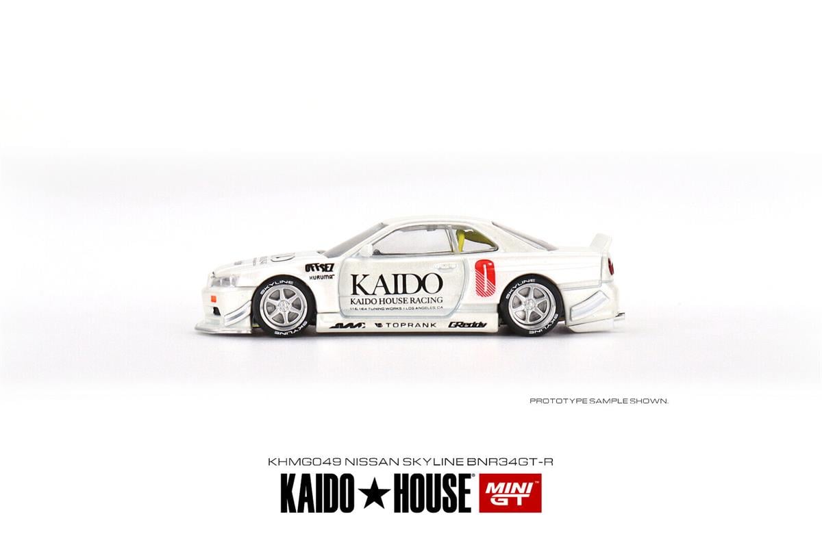 Mini GT Kaido House Nissan Skyline GT-R R34 Kaido Works V2