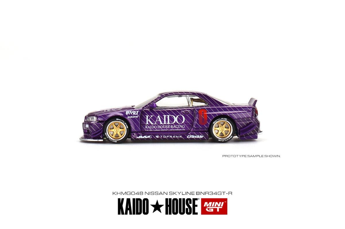 Mini GT Kaido House Nissan Skyline GT-R R34 Kaido Works V1