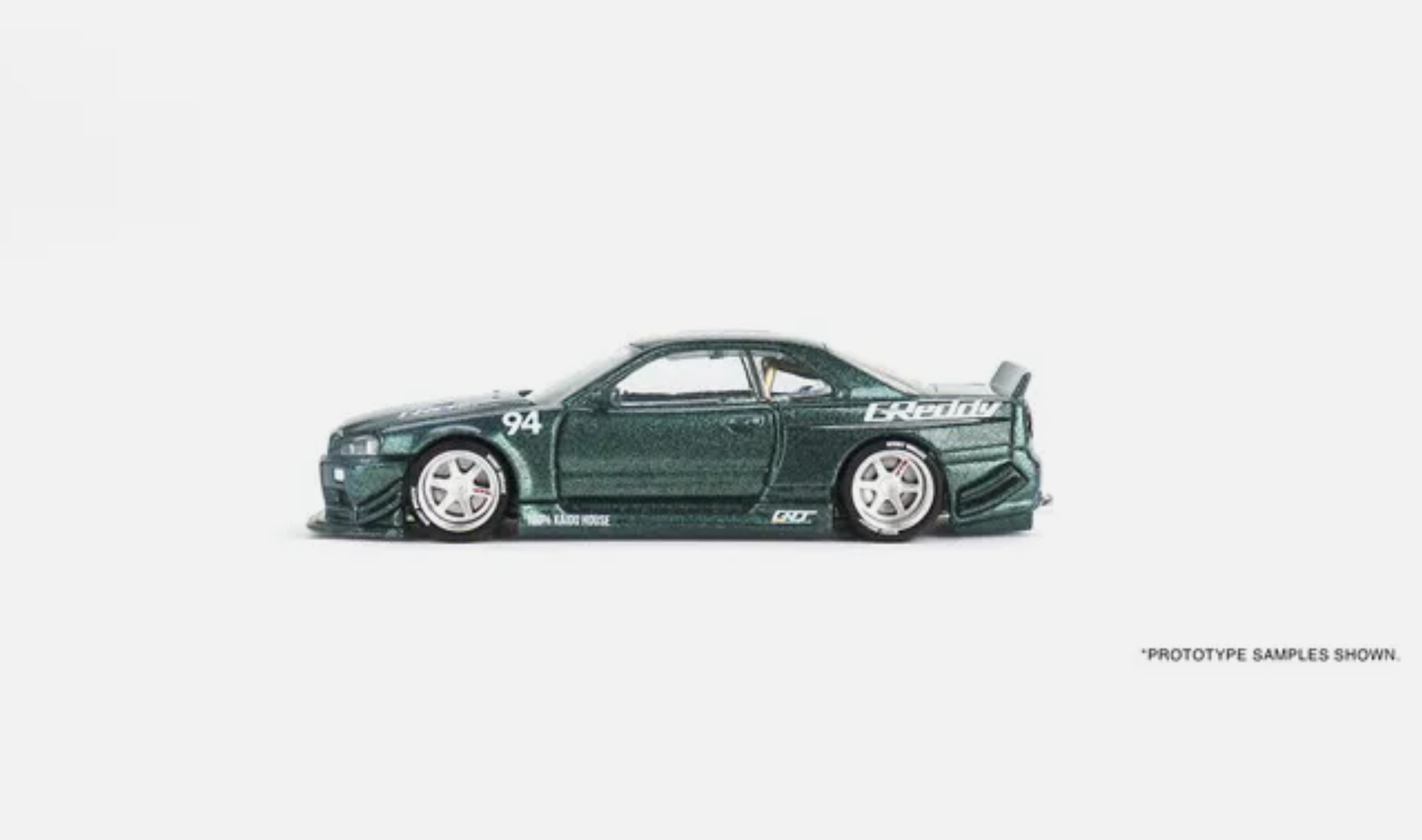 Mini GT Kaido House Nissan Skyline GT-R R34 Kaido Works GReddy V1
