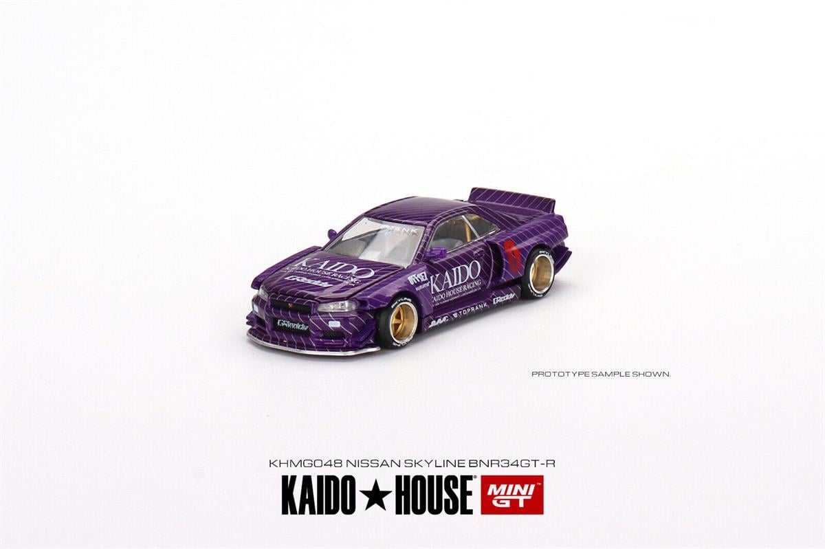 Mini GT Kaido House Nissan Skyline GT-R R34 Kaido Works V1