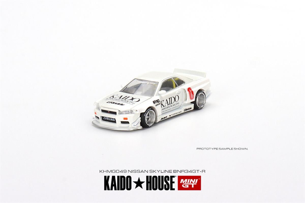 Mini GT Kaido House Nissan Skyline GT-R R34 Kaido Works V2